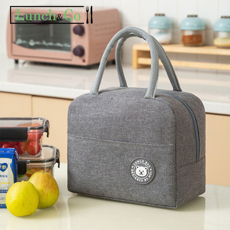 Lunch Bag Pique Gris | Lunch&Co
