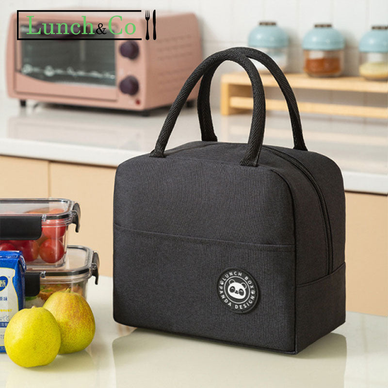 Lunch Bag Pique Noire | Lunch&Co