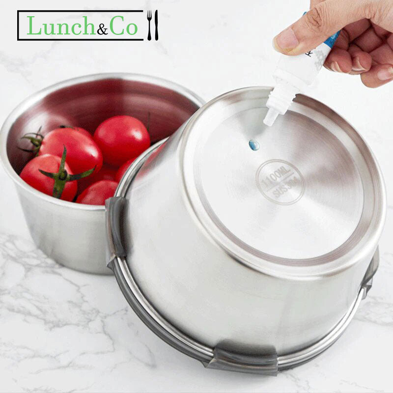 Lunch Box Acier Inox 2200ml | Lunch&Co