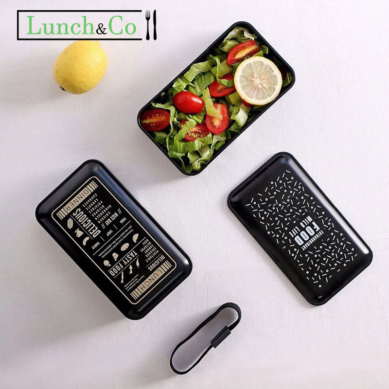 Lunch Box Bento Noire A | Lunch&Co