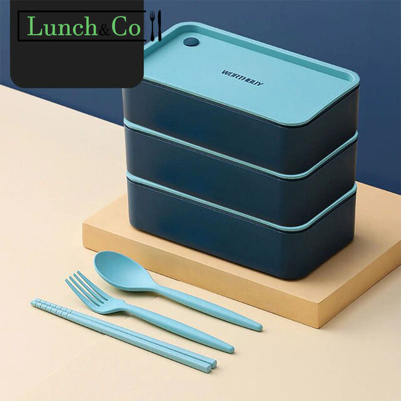 Lunch Box Bleue 3 | Lunch&Co
