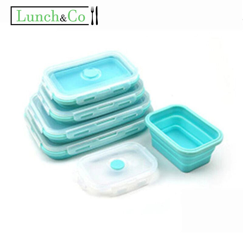 Lunch Box Bleue 4 Pièces | Lunch&Co