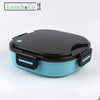 Lunch Box Chauffante Inox Bleue | Lunch&Co
