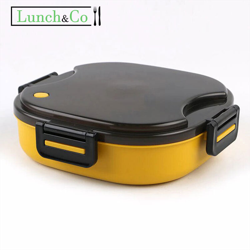 Lunch Box Chauffante Inox Jaune | Lunch&Co