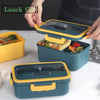 Lunch Box Compartimentée Bleue | Lunch&Co