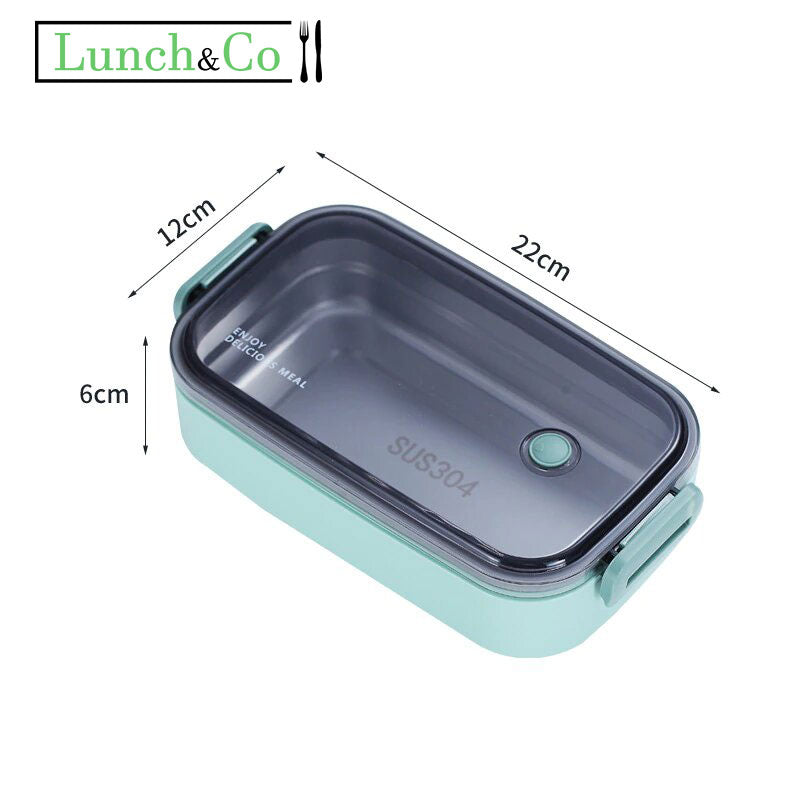 Lunch Box Inox Bleue B | Lunch&Co