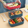 Lunch Box Inox Rouge A 2 Etages | Lunch&Co