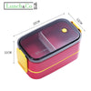 Lunch Box Inox Rouge A 2 Etages | Lunch&Co