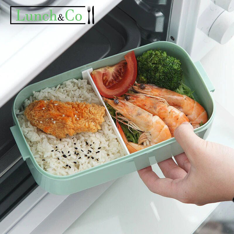 Lunch Box Inox Rouge B 2 Etages | Lunch&Co