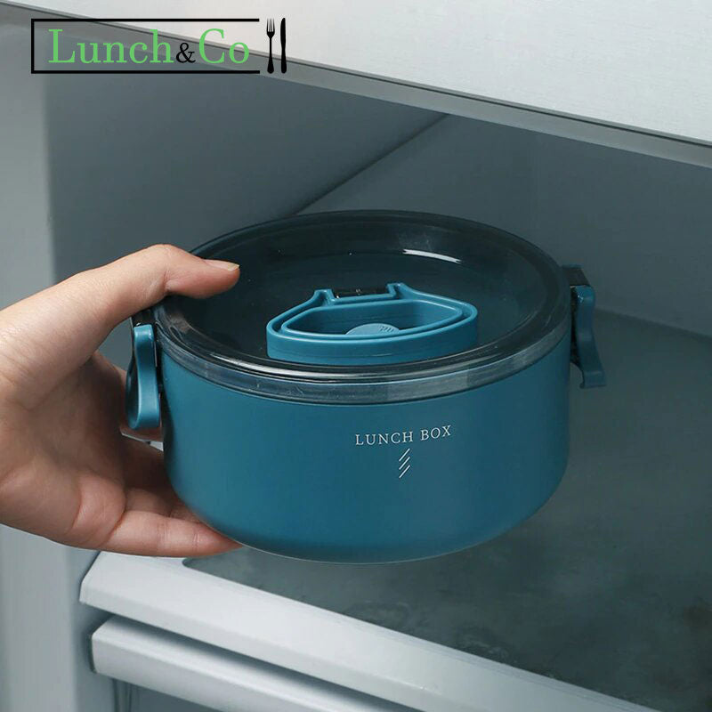 Lunch Box Isotherme Bleu 2 Etages | Lunch&Co