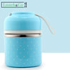 Lunch Box Isotherme Inox 1 Étage Bleue | Lunch&Co
