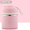 Lunch Box Isotherme Inox 1 Étage Rose | Lunch&Co
