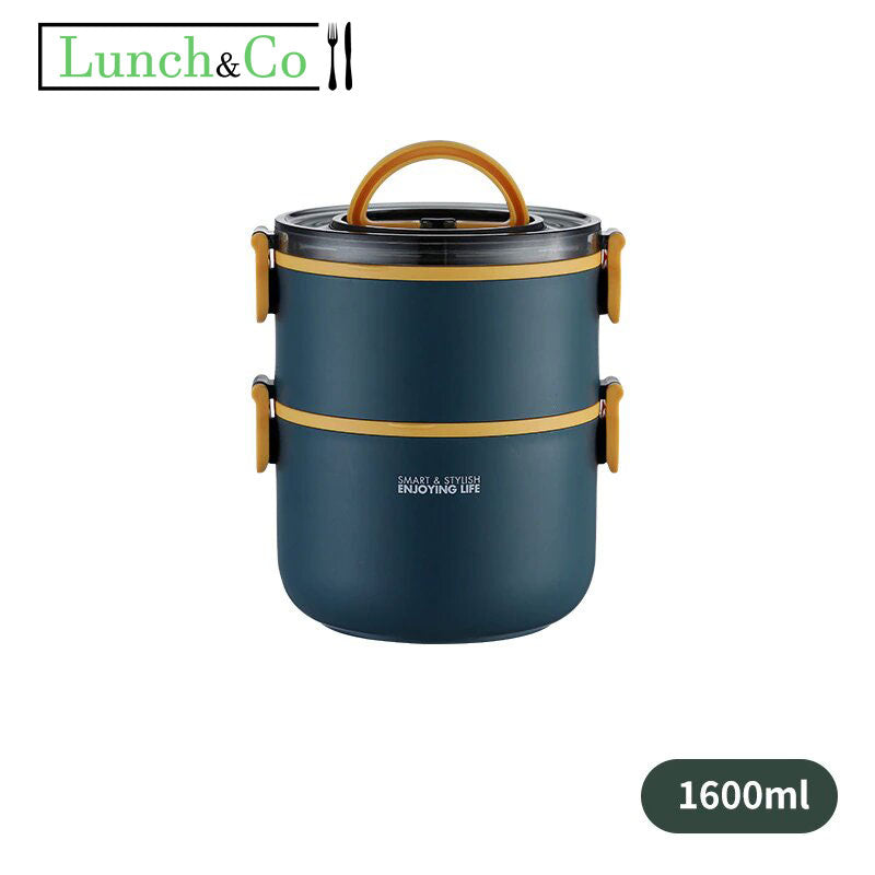 Lunch Box Japonaise Bleue 2 Etages | Lunch&Co