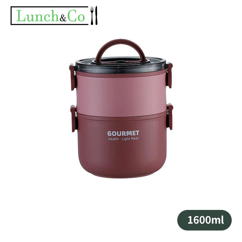 Lunch Box Japonaise Rouge 2 Etages | Lunch&Co