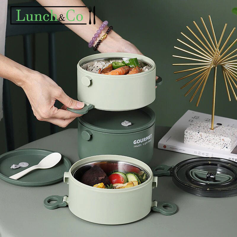 Lunch Box Japonaise Verte 3 Etages | Lunch&Co
