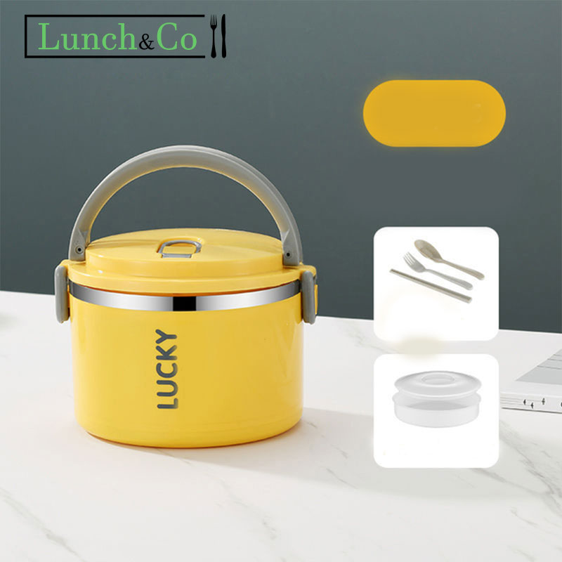 Lunch Box Jaune 1 Etage | Lunch&Co