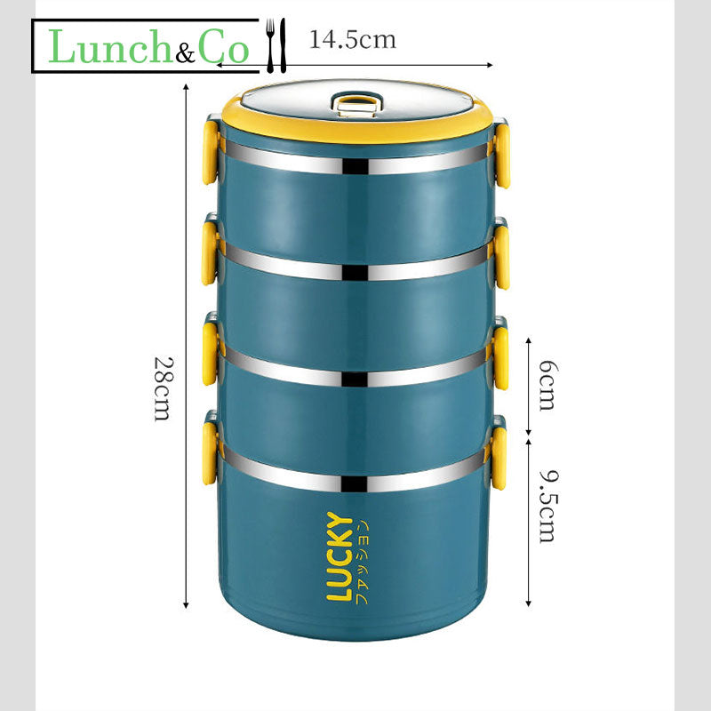 Lunch Box Jaune 2 Etage | Lunch&Co