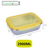 Lunch Box Jaune 2900ml | Lunch&Co