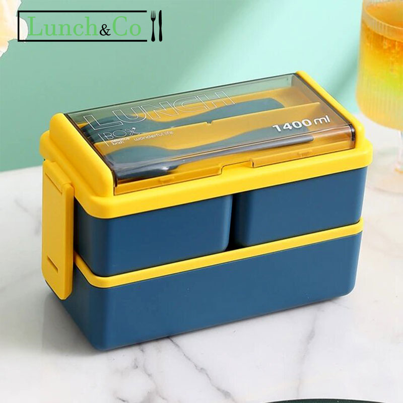 Lunch Box Made In France Bleue 3 | Lunch&Co