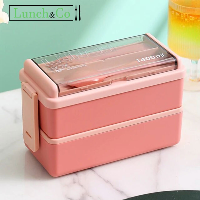 Lunch Box Made In France Rose 2 | Lunch&Co