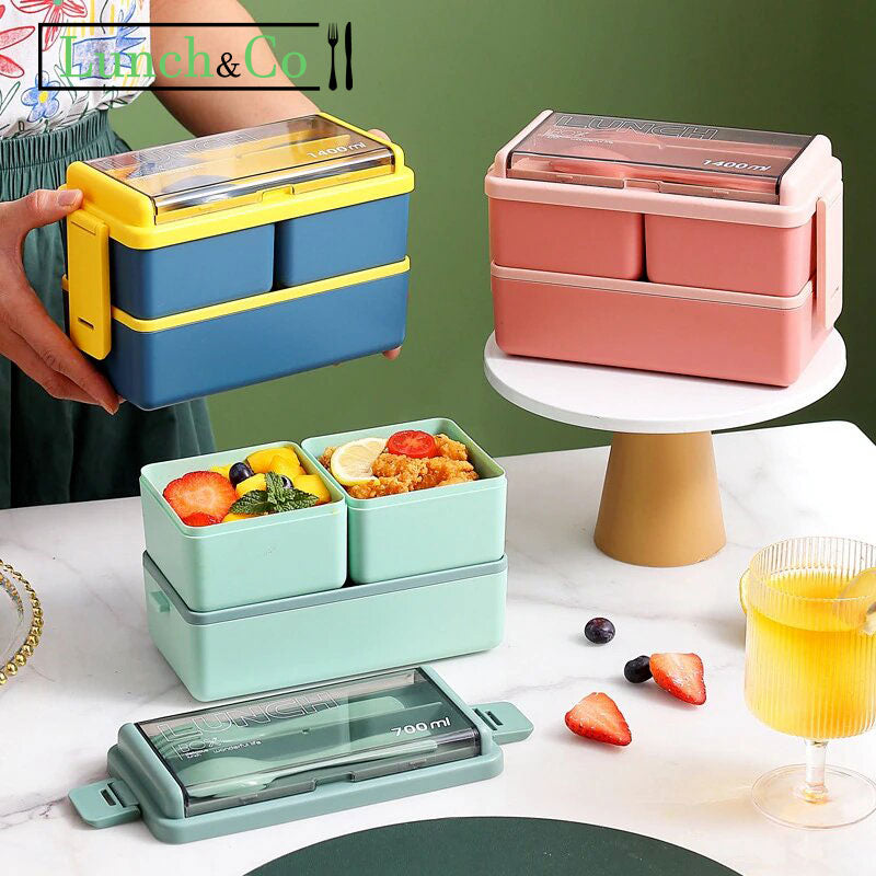 Lunch Box Made In France Rose 3 | Lunch&Co