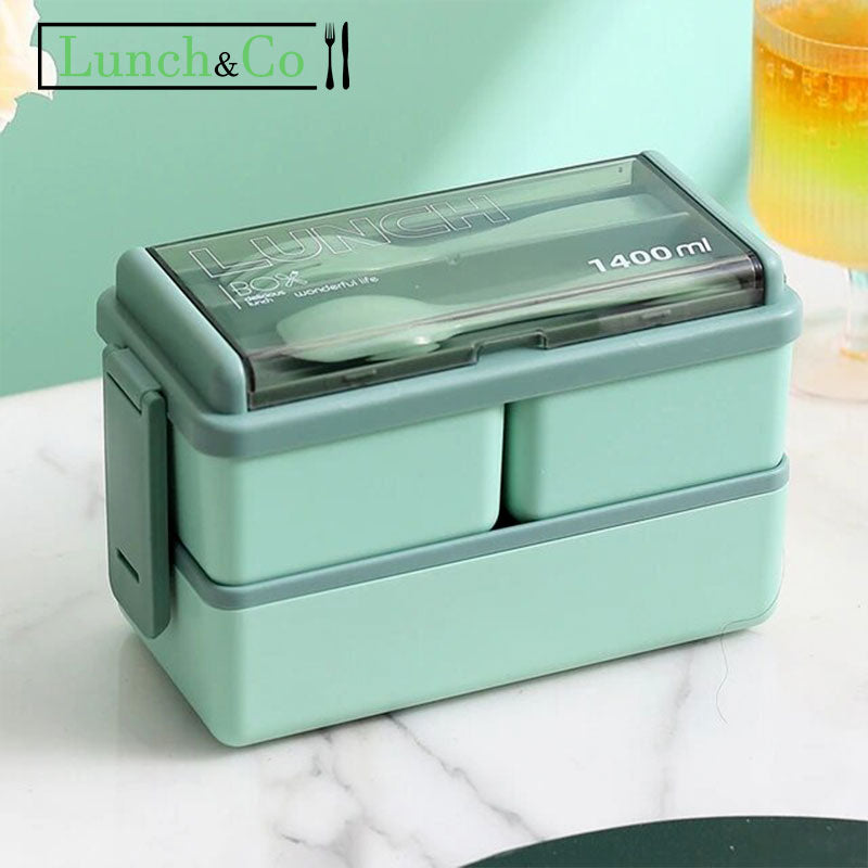 Lunch Box Made In France Verte 3 | Lunch&Co