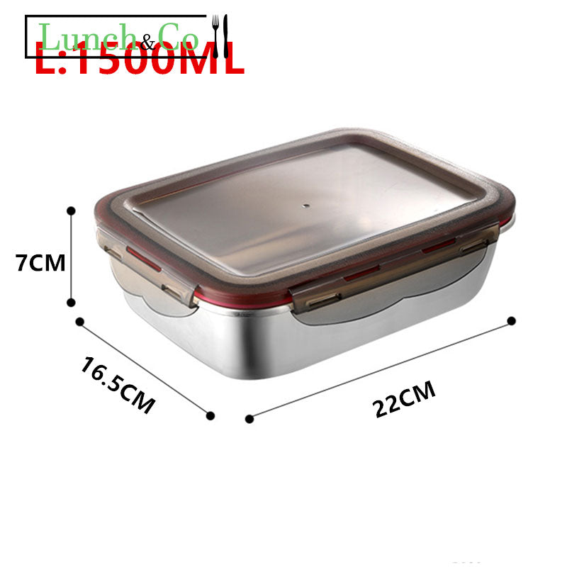 Lunch Box Marron 1500ml | Lunch&Co