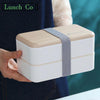 Lunch Box Originale Style Bois Blanche | Lunch&Co