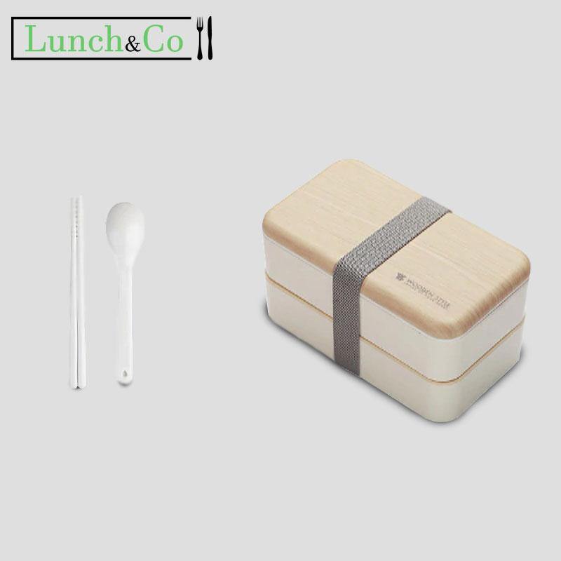 Lunch Box Originale Style Bois Blanche | Lunch&Co