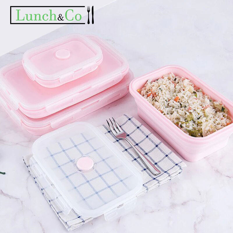 Lunch Box Rose 4 Pièces | Lunch&Co