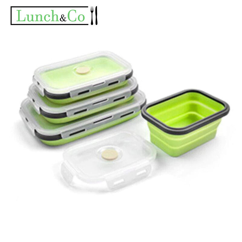 Lunch Box Verte 4 Pièces | Lunch&Co