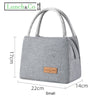 Mini Sac Isotherme Gris | Lunch&Co