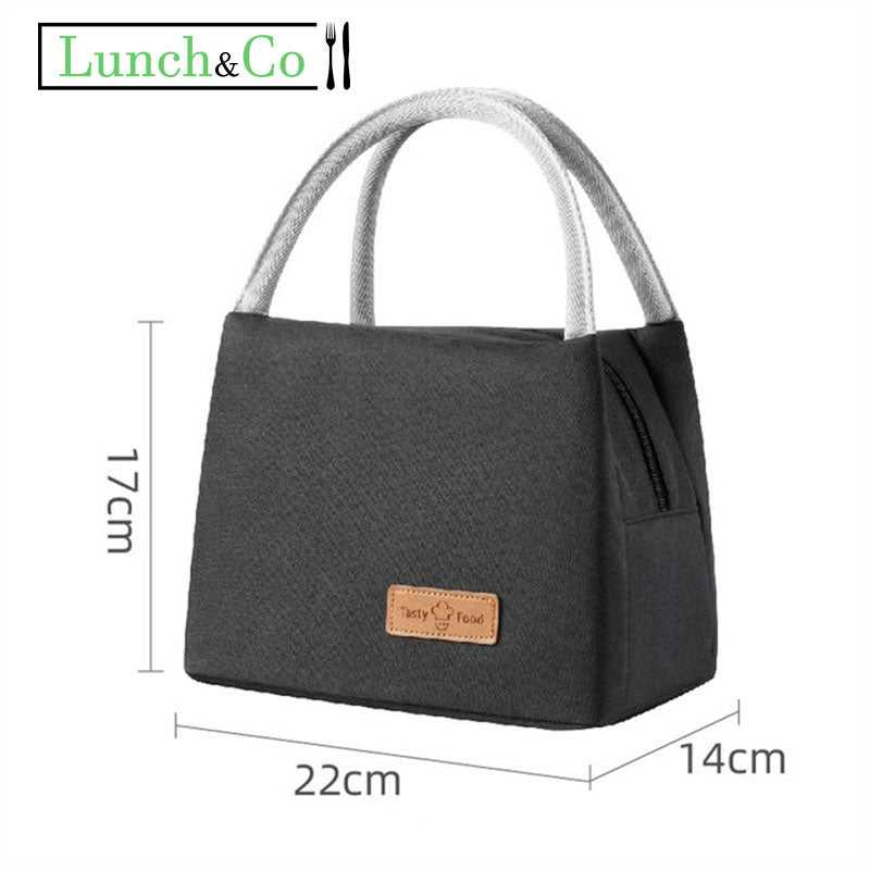 Mini Sac Isotherme Noir | Lunch&Co