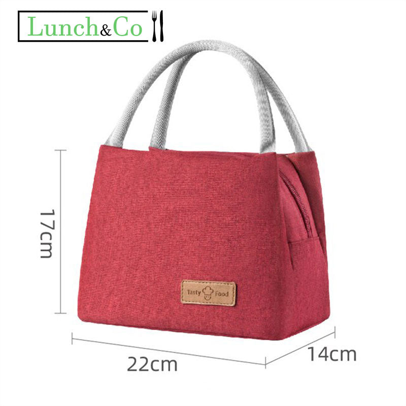 Mini Sac Isotherme Rouge | Lunch&Co