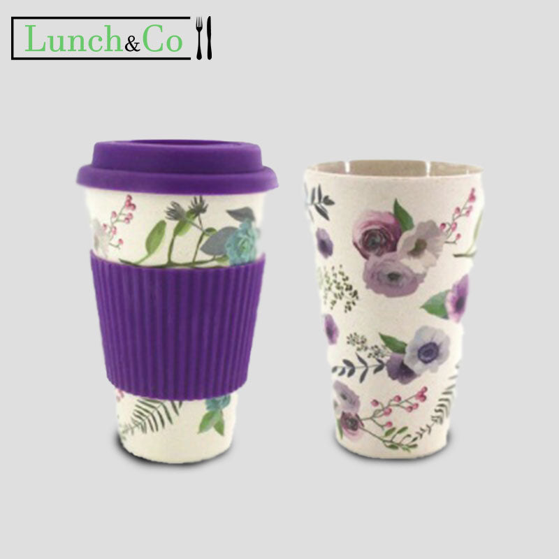 Mug Bambou Violet | Lunch&Co