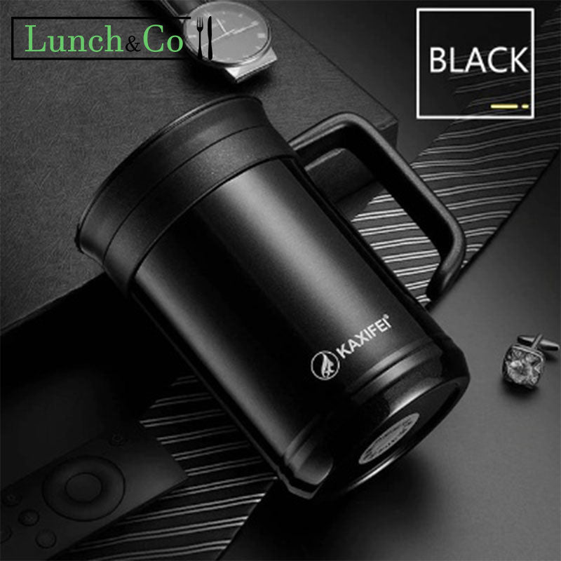 Mug Infuseur Isotherme Noir | Lunch&Co