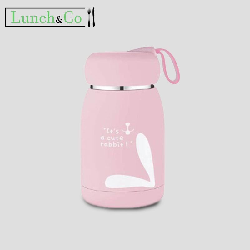 Mug Isotherme Lapin Rose | Lunch&Co