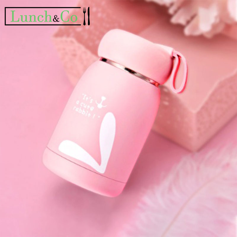 Mug Isotherme Lapin Rose | Lunch&Co