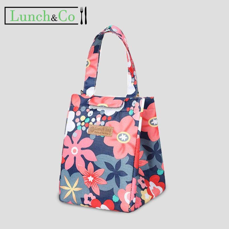 Petit Sac Isotherme pour Repas Fleurs | Lunch&Co