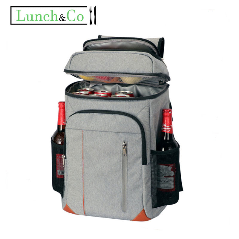 Sac à Dos Isotherme 22L Gris | Lunch&Co