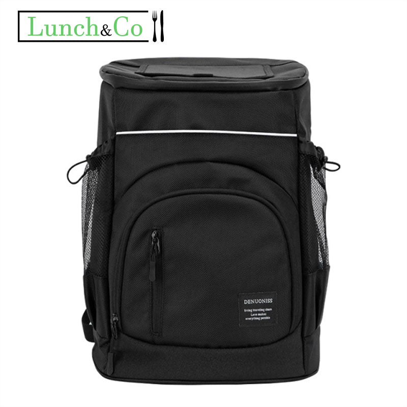 Sac à Dos Isotherme 33L Noir | Lunch&Co