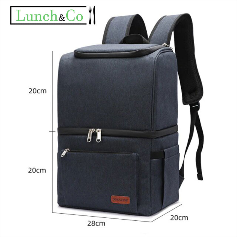 Sac à Dos Isotherme Bleu Marine | Lunch&Co