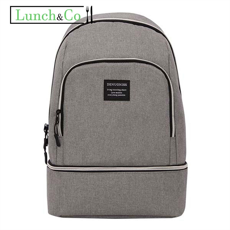 Sac à Dos Isotherme Femme Gris | Lunch&Co