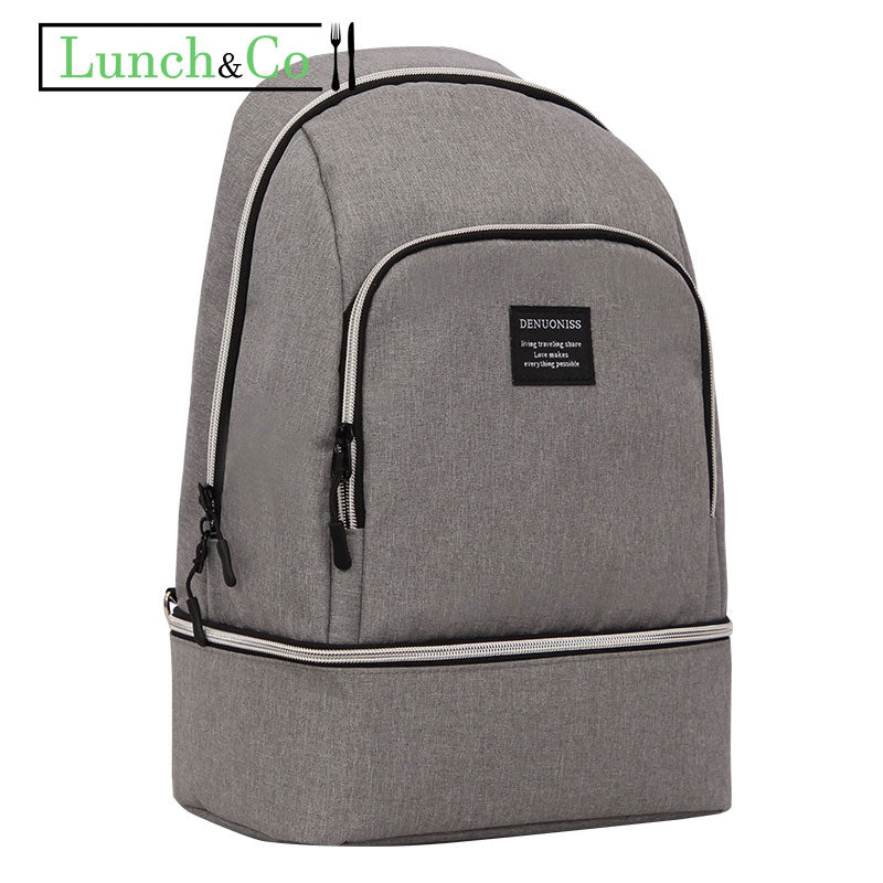 Sac à Dos Isotherme Femme Gris | Lunch&Co