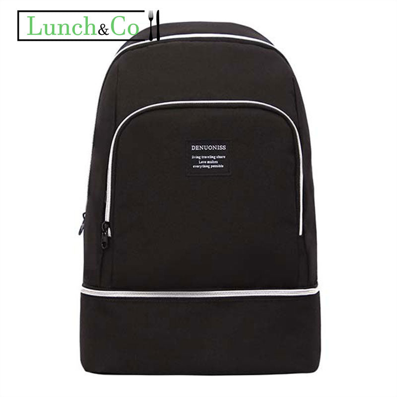 Sac à Dos Isotherme Femme Noir | Lunch&Co