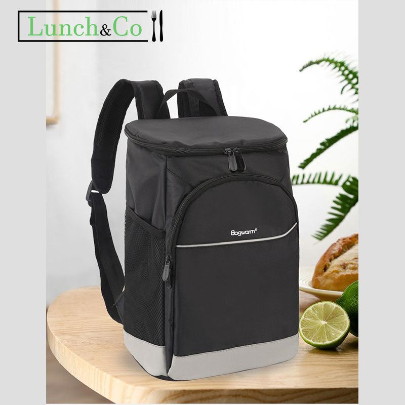 Sac à Dos Isotherme Noir L | Lunch&Co