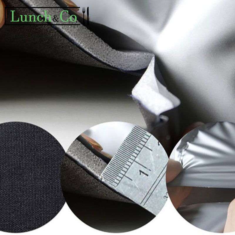 Sac à Dos Isotherme Repas Noir | Lunch&Co