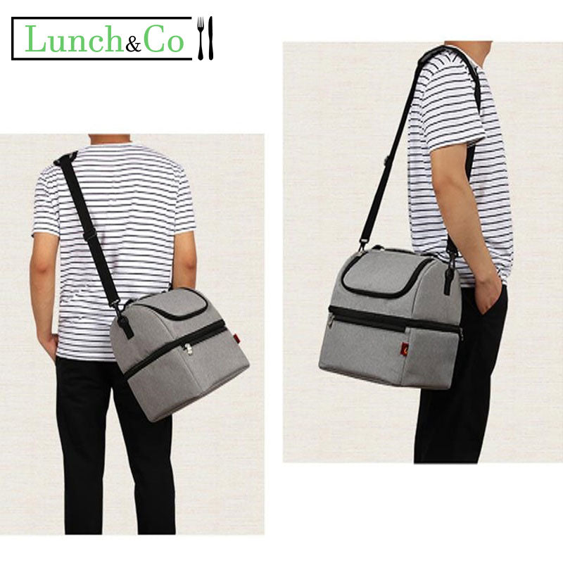 Sac à Dos Isotherme Repas Noir | Lunch&Co