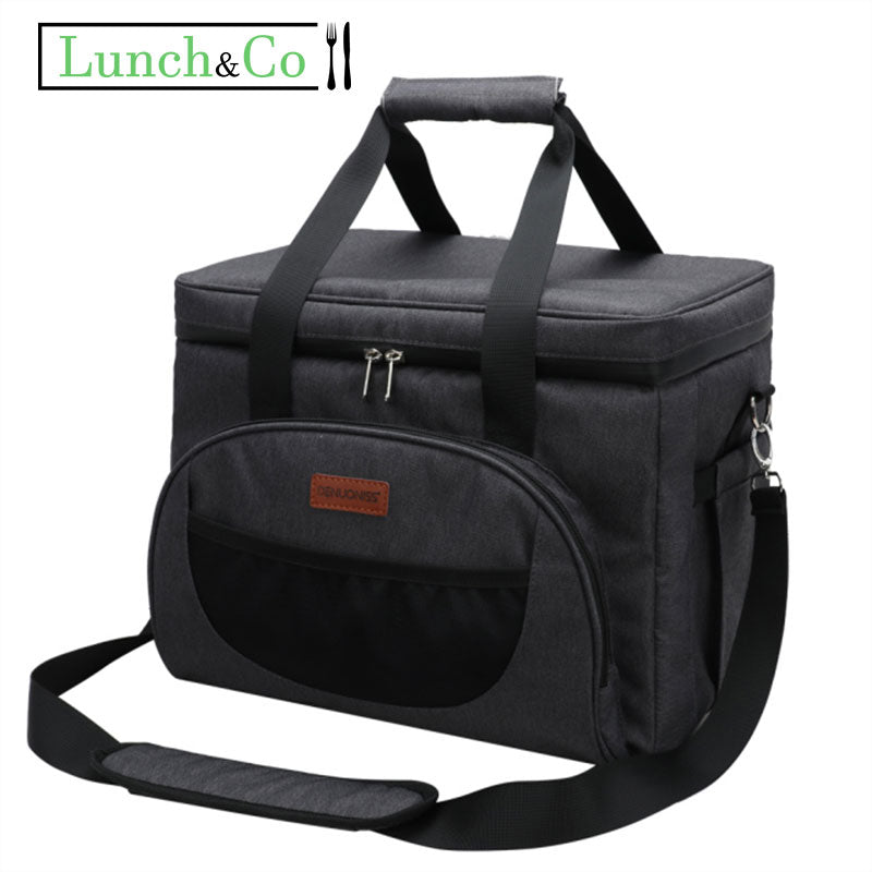 Sac Isotherme 28L Noir | Lunch&Co