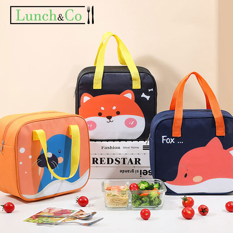 Sac Isotherme Enfant Noir | Lunch&Co